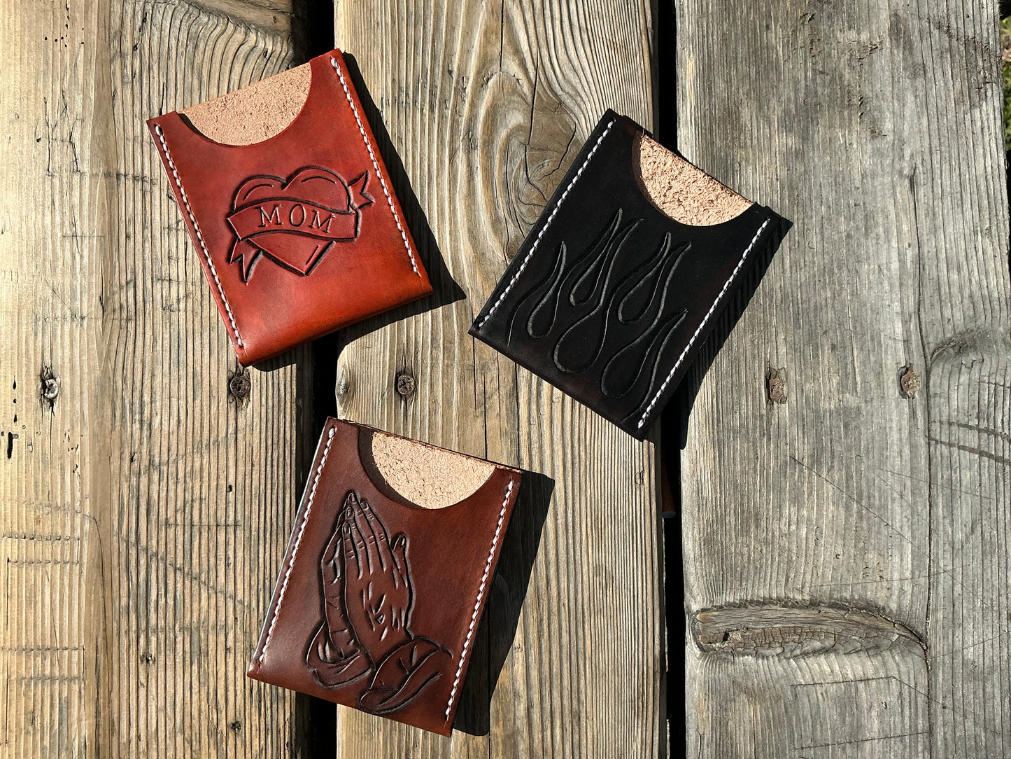 Flames bikers wallet.