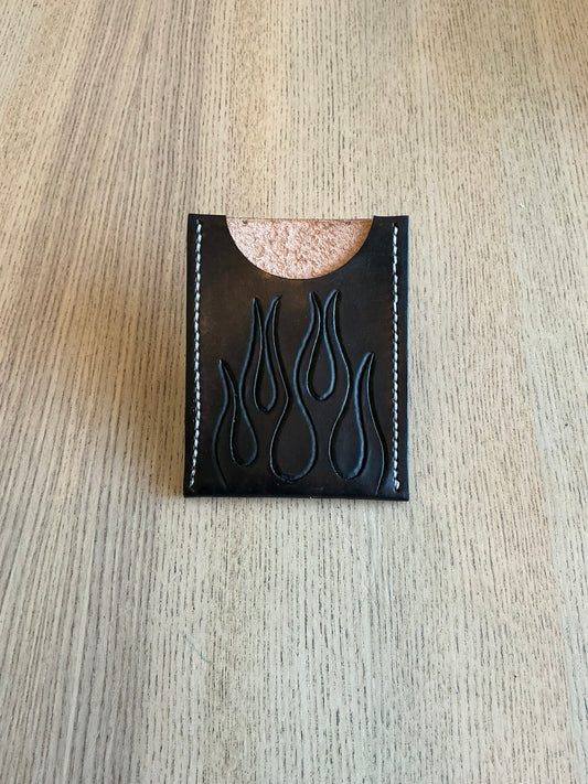 Flames bikers wallet.