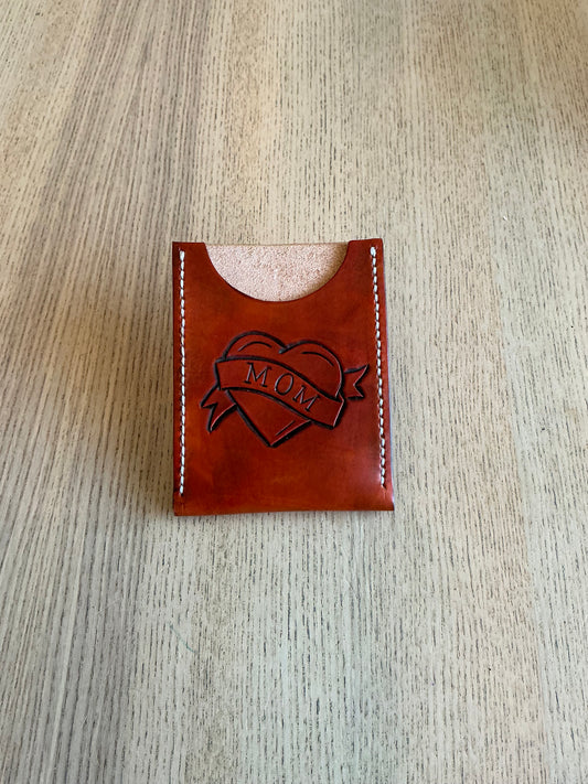 Bikers mom tattoo wallet.